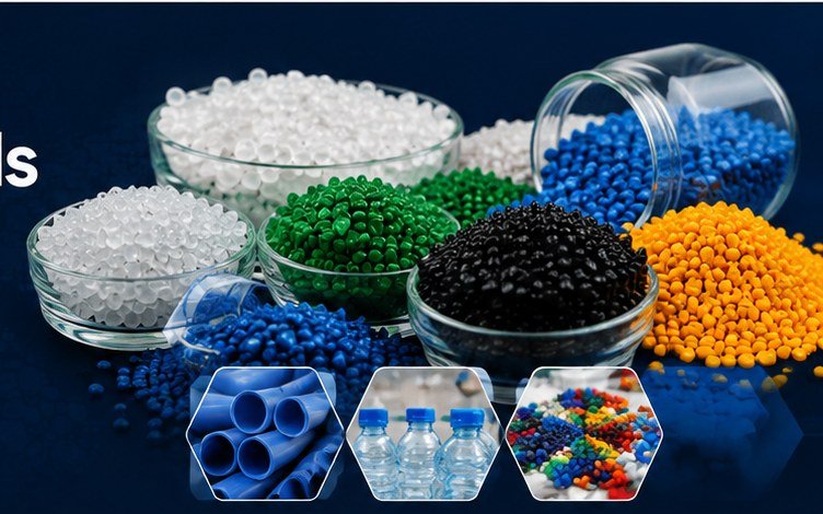 Plastic resin pellets used as raw material